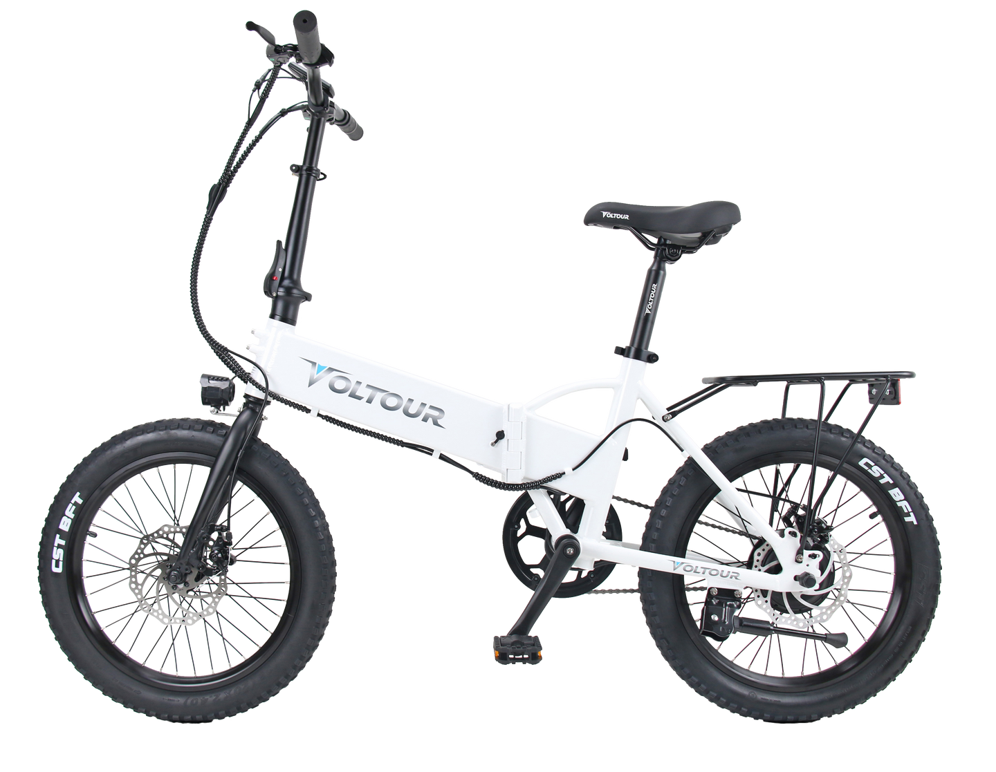 300 Watt Foldable Electric Bike with Step Over Frame - Trailrider